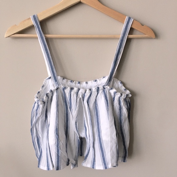 Hollister Striped Crop Tank/Bandeau Top - Picture 2 of 5